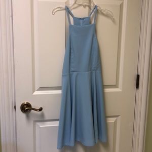 Lulu’s Dress light blue cut-out back